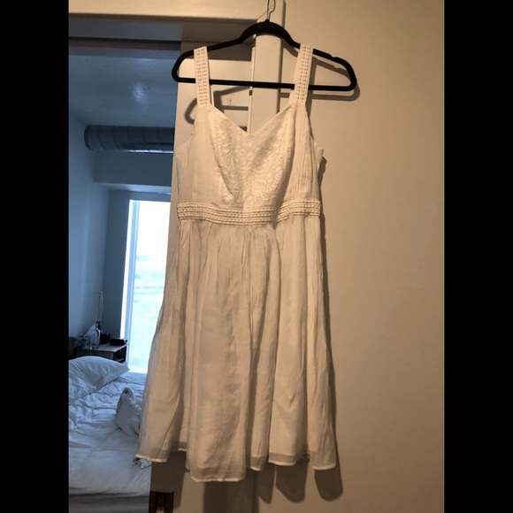 LOFT Dresses & Skirts - NWT Beautiful Ann Taylor Loft White Embroidery Sundress Sz 6